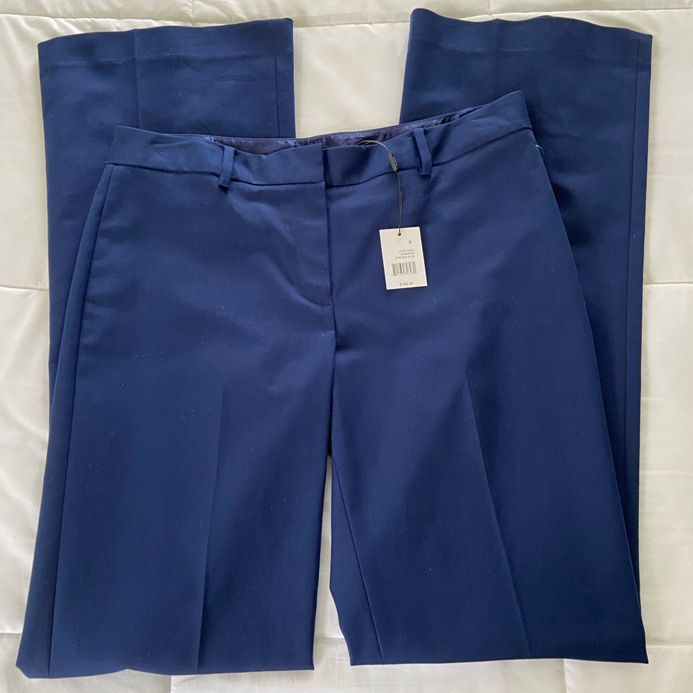 New Tahari Alice Pants Navy Blue Size 8
